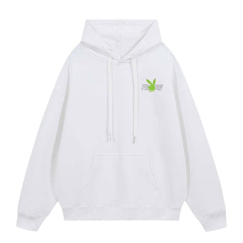 Playboy uzun yengli kaputli uniseks kozok