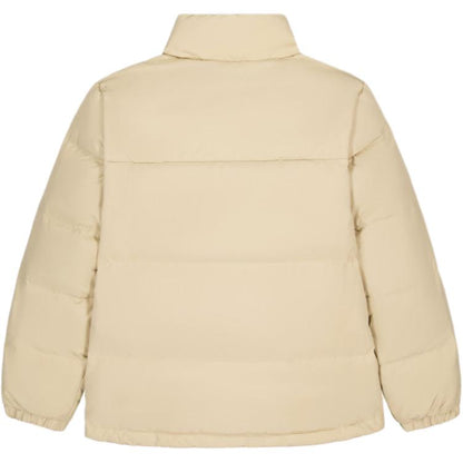 Yangi balansli past to'plamli qulaylik tik turuvchi yoqa bir rangli non kostyumi past ko'ylagi m xaki