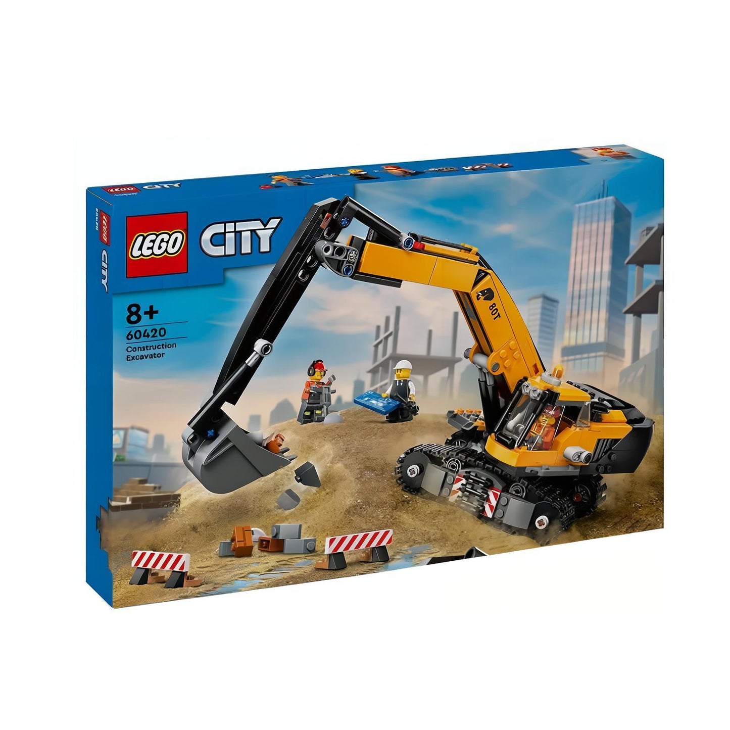 LEGO konstruktori "Sariq ekskavator" (60420)