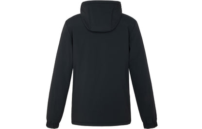 Under armour cotton sense mechanical elastic solid colour waterproof windproof sportswear men's black