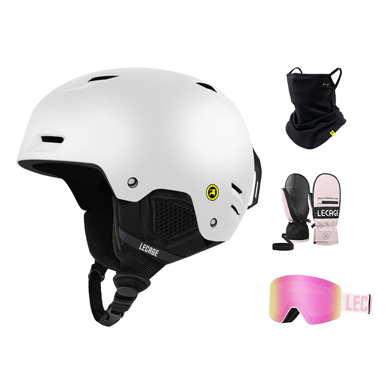 Шлем горнолыжный комплект Lecage