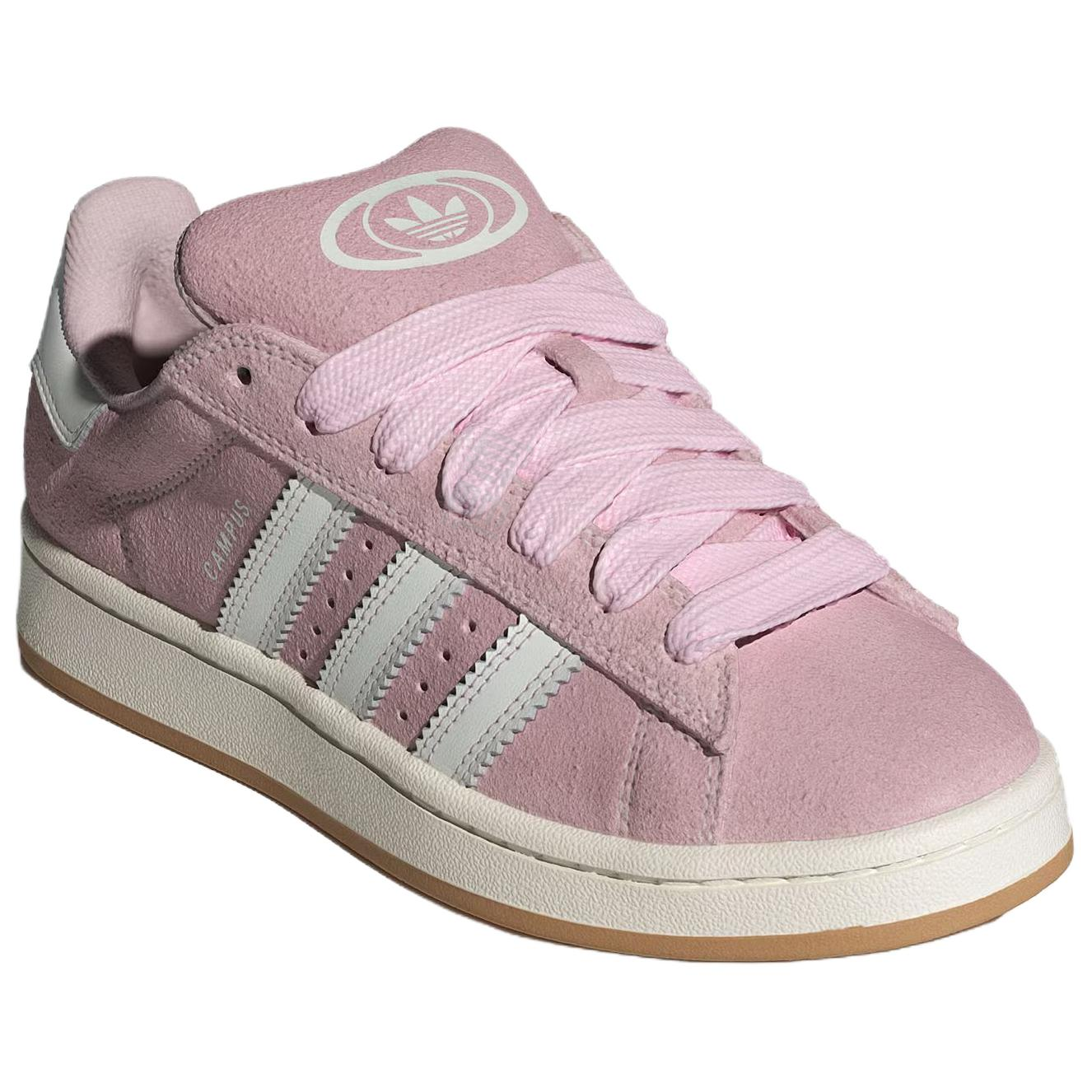 Adidas originals campus 00s leather hundred comfort wear-resistant low-top boardshorts women's clear pink