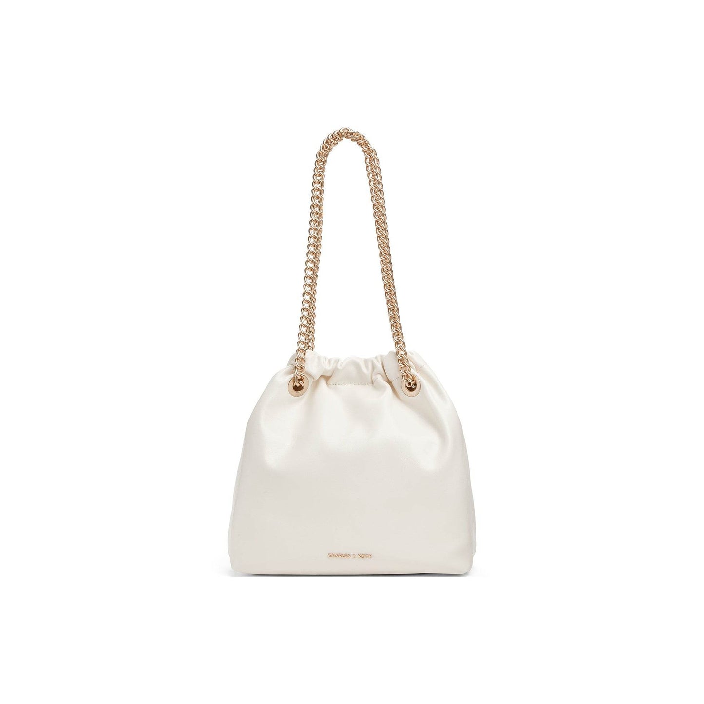 Сумка женская Charles&Keith Ck Drawstring Chain Mother Pu Bucket - Boxette Shop