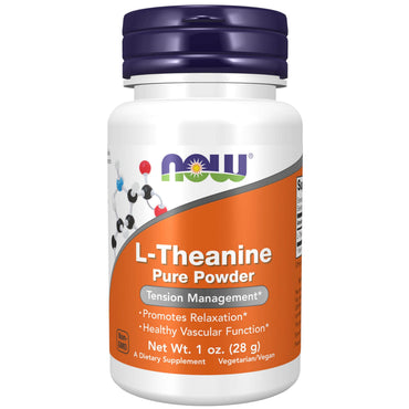 БАД NOW Foods L-Theanine Pure Powder, 28гр (1 унция) - Boxette Shop