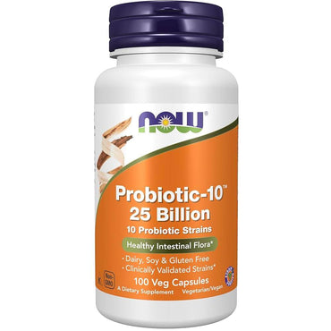БАД NOW Foods Probiotic-10, 50 капсул - Boxette Shop