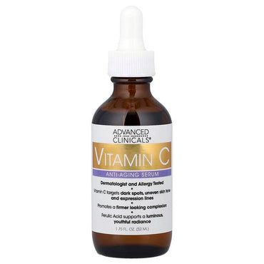 Сыворотка Advanced Clinicals Vitamin C, 52 мл (1,75 жидк. унций) - Boxette Shop