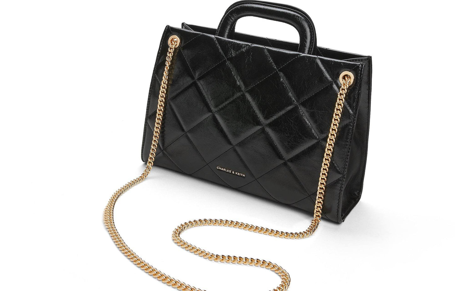 Сумка женская Charles&Keith Simple Diamond Chain - Boxette Shop