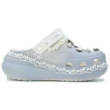 Шлепанцы Crocs Crush Clog Silver Baroque - Boxette Shop