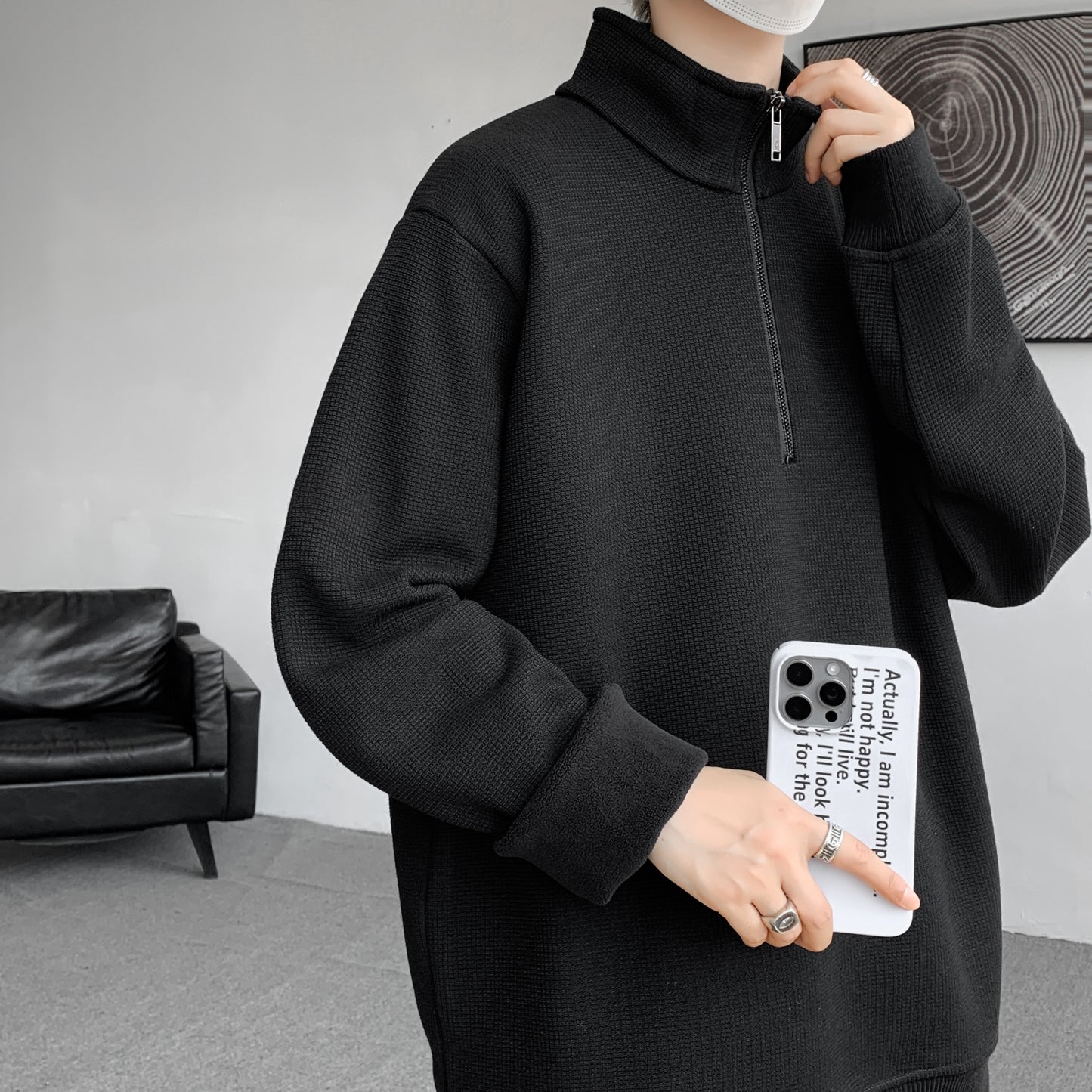 Свитшот мужской H.V.G.A Street Half-Zip