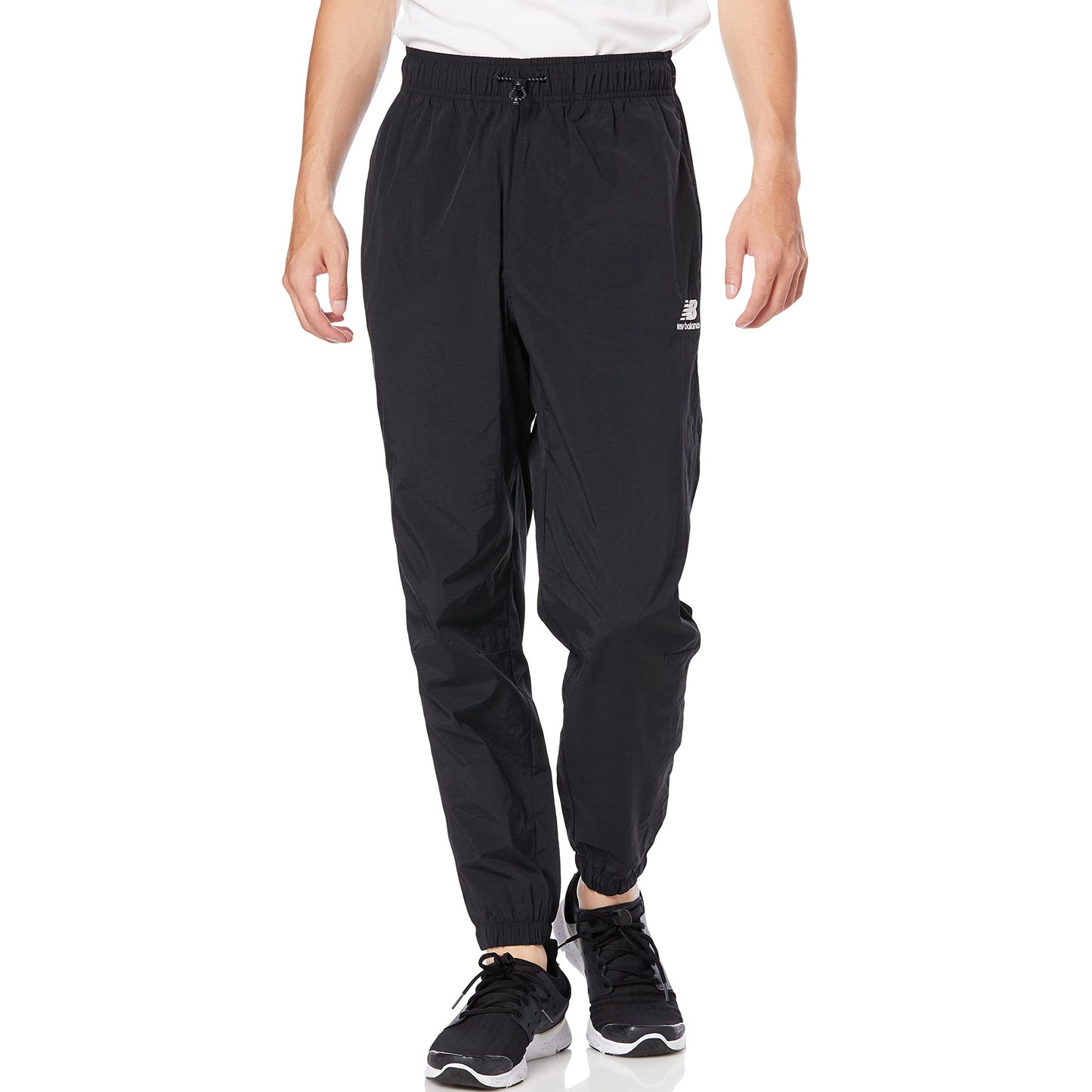 New Balance Casual Nafas oladigan torli sport yugurish shimlari qora