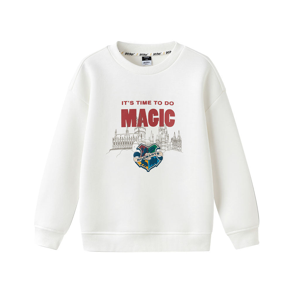 Balabala balabala x harry potter sweatshirt harry potter совместная марка год змеи ограниченный простой моды волшебный принт универсальный и удобный круглый шеи пуловер случайные подростки