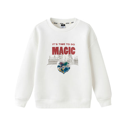 Balabala balabala x harry potter sweatshirt harry potter совместная марка год змеи ограниченный простой моды волшебный принт универсальный и удобный круглый шеи пуловер случайные подростки