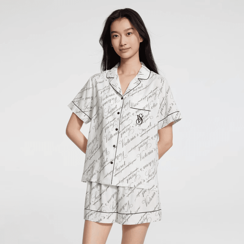 Пижамный комплект Victoria's Secret Tencel Cotton Set - Boxette Shop