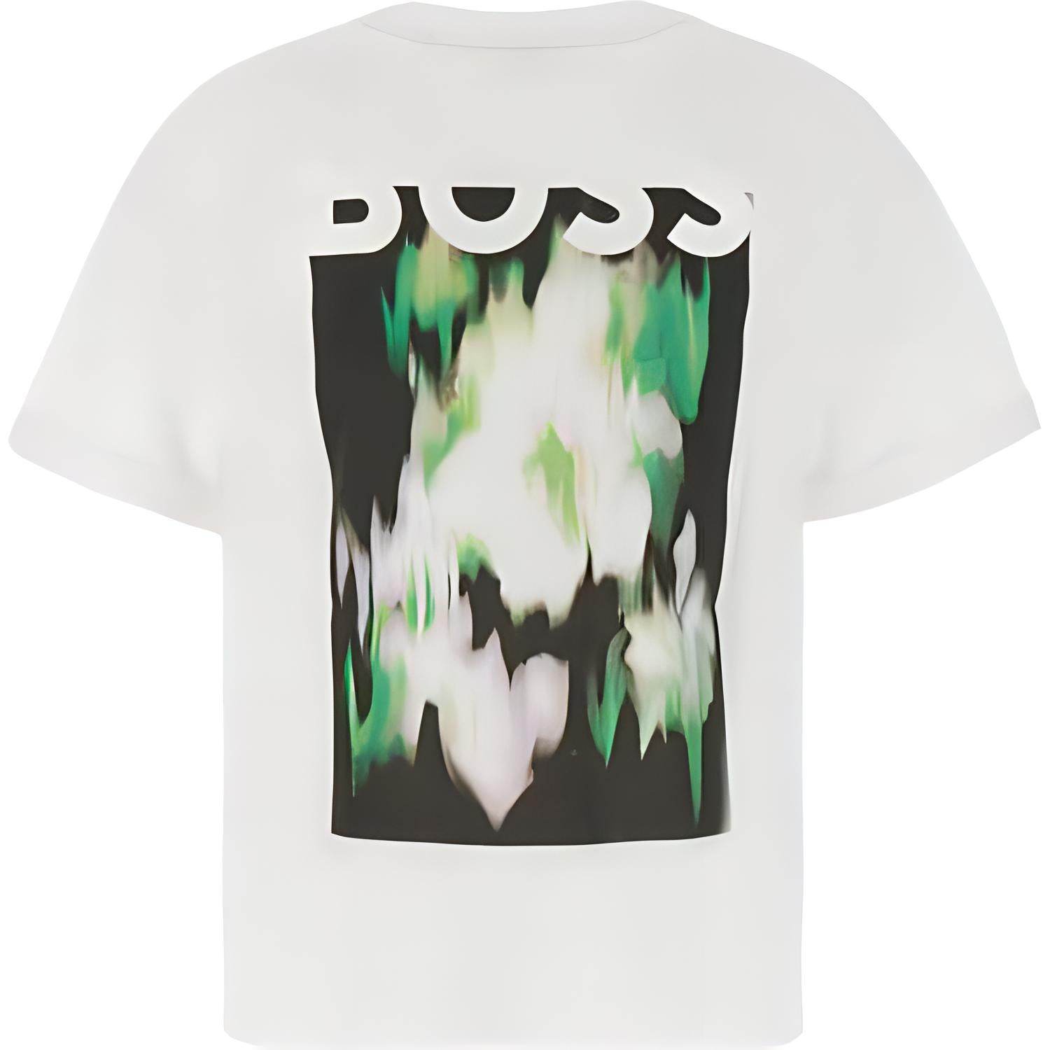 Футболка женская Hugo Boss Letter Print Round Neck Pullover - Boxette Shop