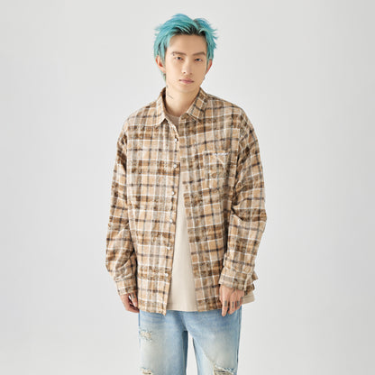 Golfkross Amerika retro to'qnashuvi tasodifiy yubka uzun yengli ko'ylak ko'ylagi juftlik modellari