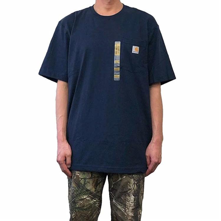 Carhartt cho'ntak logotipi og'ir vaznli futbolka