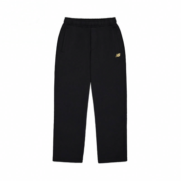 New Balans ss25 brendi logotipi bosma kundalik qulaylikdagi trikotaj sport shimlari qora erkaklar uchun