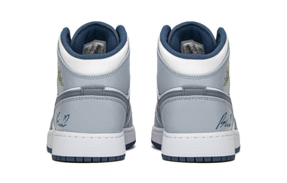 Кроссовки детские Jordan air 1 misty blue - Boxette Shop