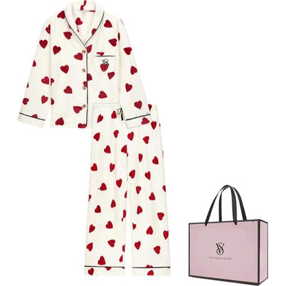 Пижамный комплект женский Victoria's Secret Flannel Set - Boxette Shop