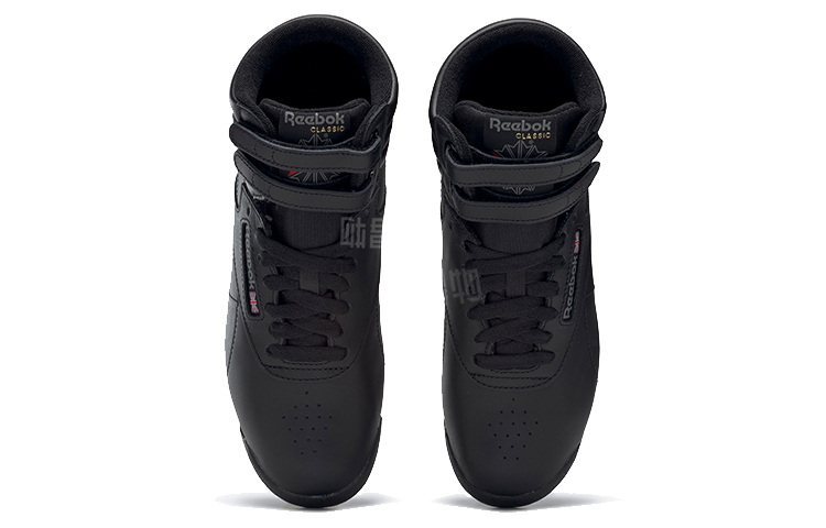 Reebok fristayl salom klassik retro qattiq oddiy baland top tasodifiy yugurish poyabzali ayollar qora