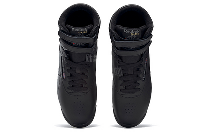 Reebok fristayl salom klassik retro qattiq oddiy baland top tasodifiy yugurish poyabzali ayollar qora