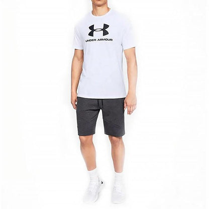 Футболка с коротким рукавом under armour sportstyle sports training print мужская белая