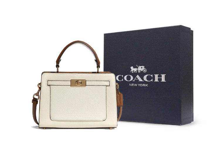 Сумка женская Coach Lane 20 Colour Blocking Buckle Smooth - Boxette Shop