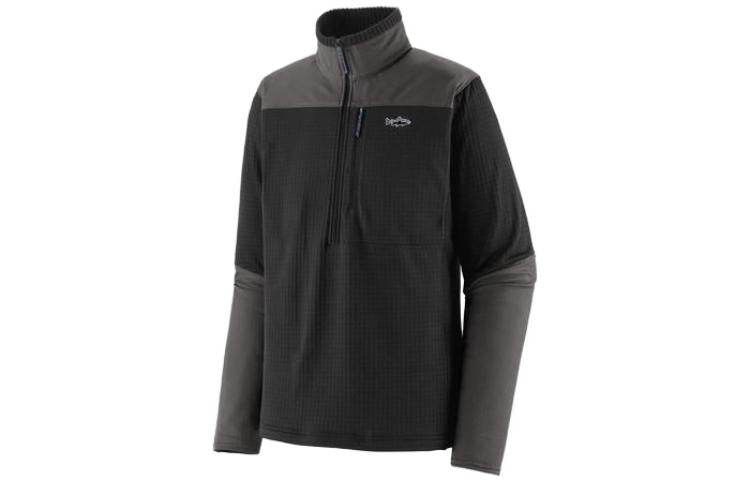 Свитшот мужской Patagonia R1 Fitz Roy Half Zip - Boxette Shop