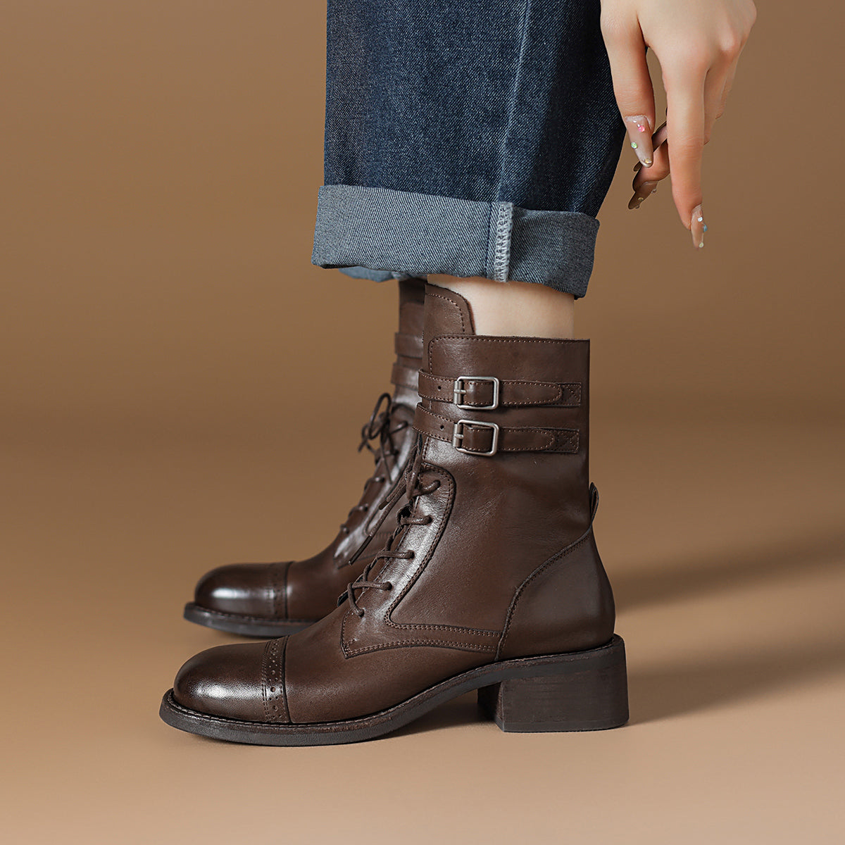 Rosa Bianca Biker Martin ayollar etiklari