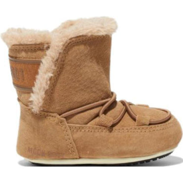 Moon boot fashion soft warm low top toddler shoes brown infant & toddler