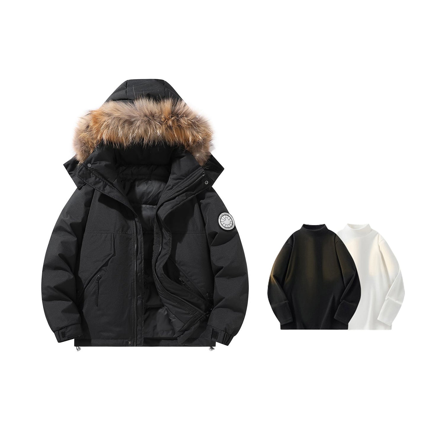 YaYa erkaklar uchun puflangan kurtka