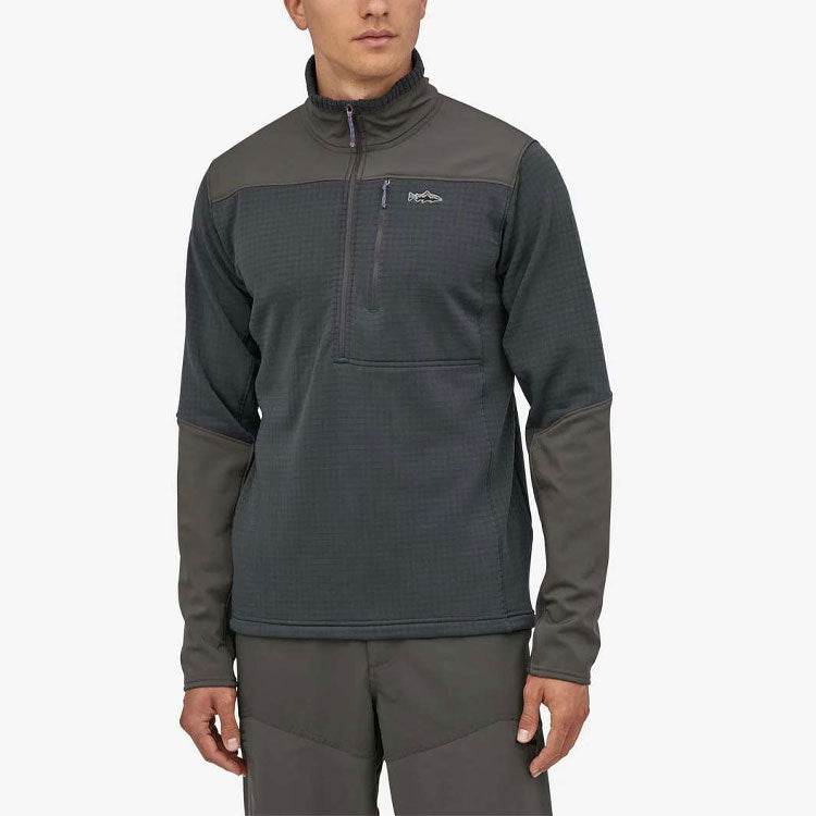 Свитшот мужской Patagonia R1 Fitz Roy Half Zip - Boxette Shop