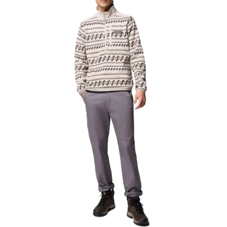 Columbia columbia свитер погода 2 полиэстер нейлон печатных половина молнии пуловер удобный мода тенденция простой стенд воротник толстовка мужская