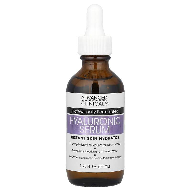 Сыворотка Advanced Clinicals Hyaluronic Serum, 52 мл (1,75 жидк. унций) - Boxette Shop