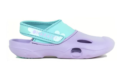 Decathlon Clog 500 Comfort Moviy Binafsharang bolalar hovuz sandallari