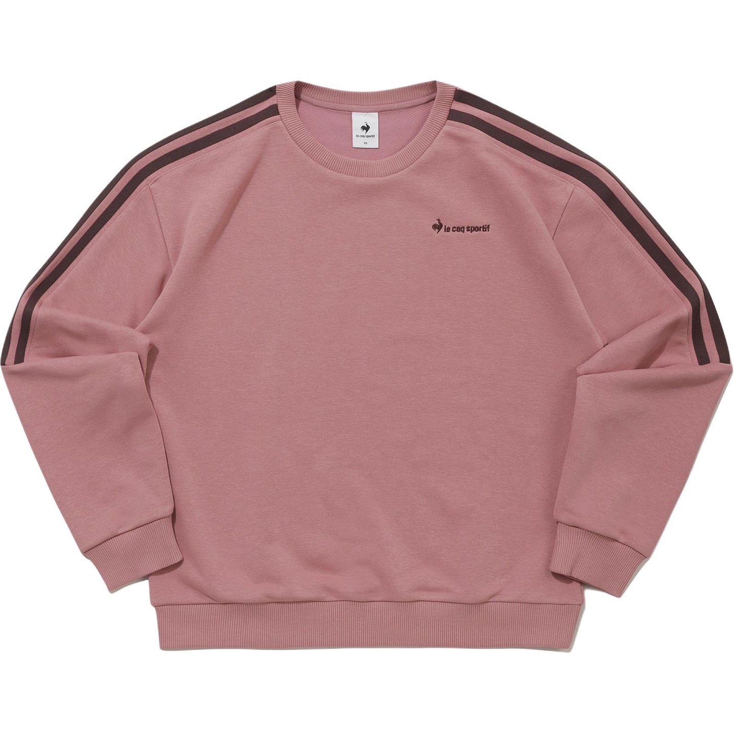 Le Coq Sportif chiziqli logotipli erkaklar uchun sviter