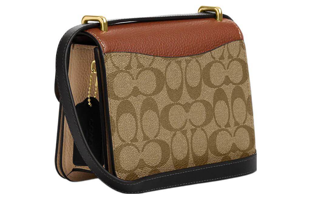 Сумка женская Coach Morgan 18 Patchwork Iconic Square - Boxette Shop