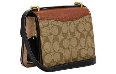 Сумка женская Coach Morgan 18 Patchwork Iconic Square - Boxette Shop