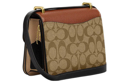 Сумка женская Coach Morgan 18 Patchwork Iconic Square - Boxette Shop