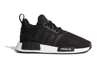 Adidas originals nmd_r1 black для новорожденных и детей младшего возраста