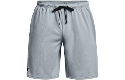 Under armour solid logo stretch waistband athletic shorts men's harbour blue