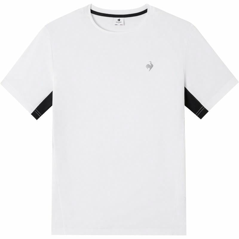 Le coq sportif frantsuz xo'roz mashqi qulay dumaloq bo'yinli sport nafas oladigan qisqa yengli futbolka erkaklar