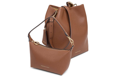 Сумка женская Charles&Keith Lychee Mother Bucket S - Boxette Shop