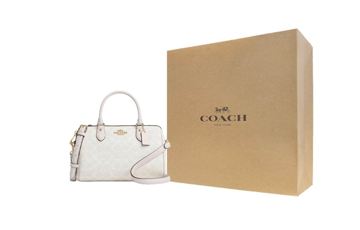 Сумка женская Coach Rowan Classic Flower Pvc Leather S - Boxette Shop