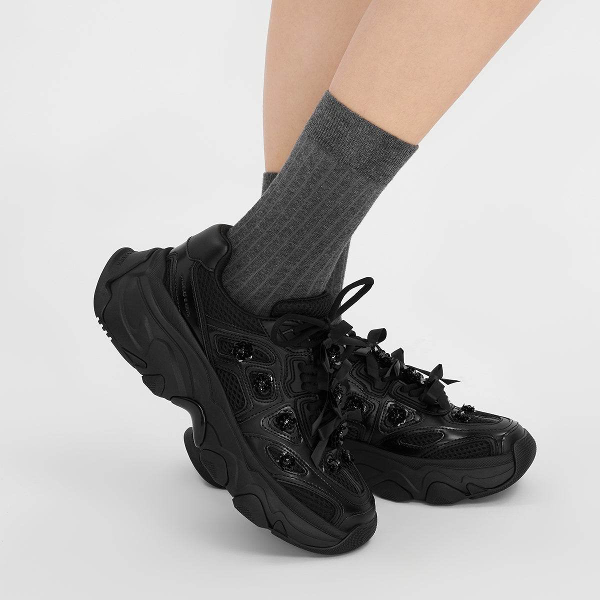 Кроссовки женские Charles&keith Ck Pu 5 7 - Boxette Shop