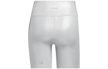 Adidas originals shamrock x ivy park совместный бренд сплошная цветная полоска спортивные тонкие шорты для фитнеса женские сплошной серый цвет