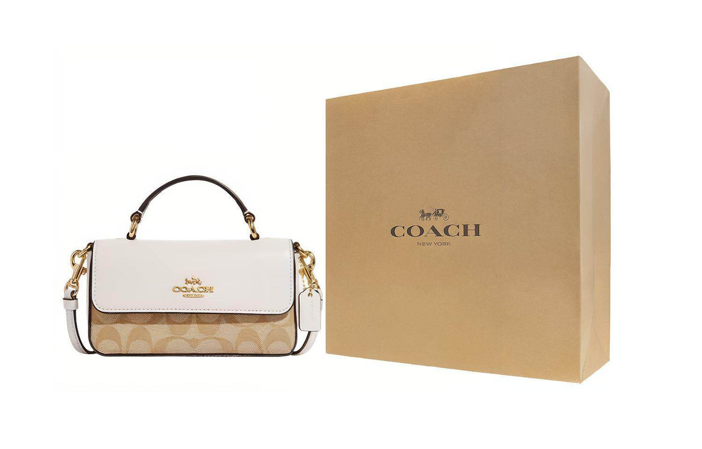 Сумка женская Coach Josie 18 Moonlight Box Classic Old - Boxette Shop