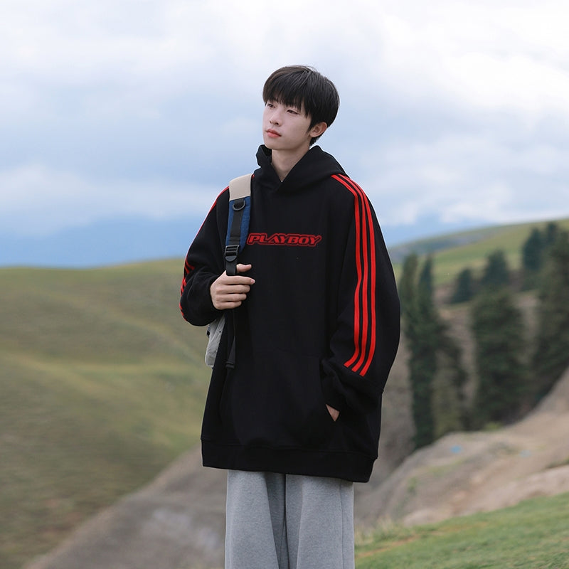 Erkaklar uchun Playboy kapshonli ko'ylagi