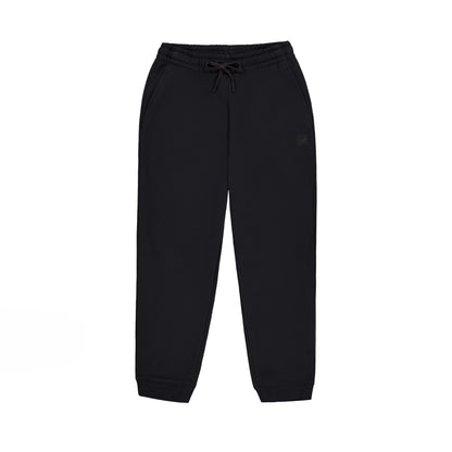 Ayollar uchun New Balance Solid Color Dantelli Modali Ko'p qirrali Trikotaj Sweatpants Qora