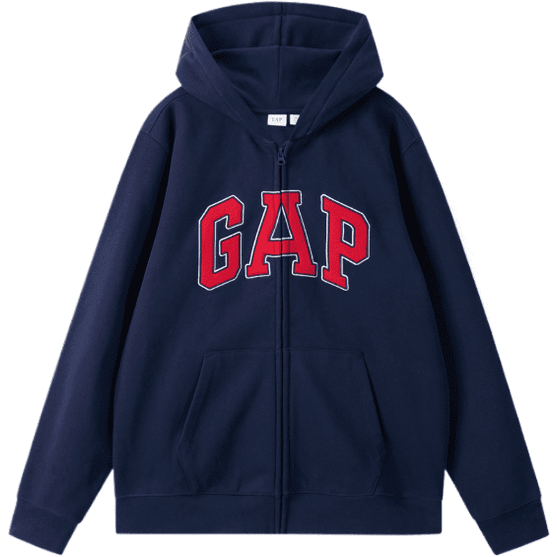 Gap разноцветные буквы логотип мягкий капюшон свободные случайные толстовка мужские и женские модели - Boxette Shop